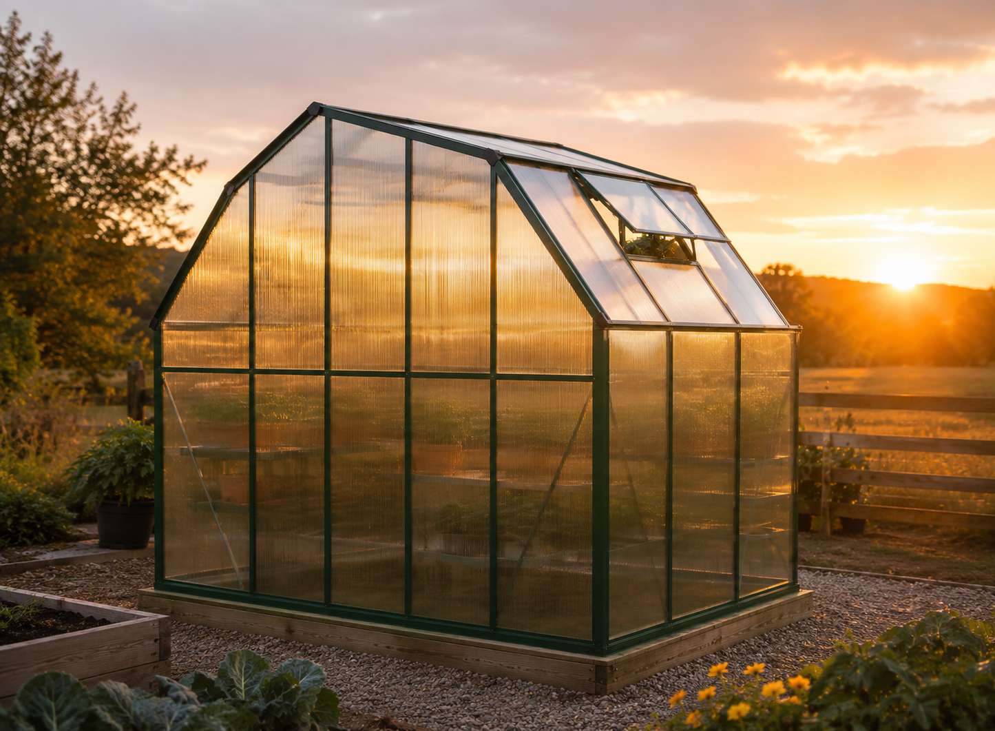 Grandio Summit Greenhouse Kit | Heavy-Duty Polycarbonate Greenhouse