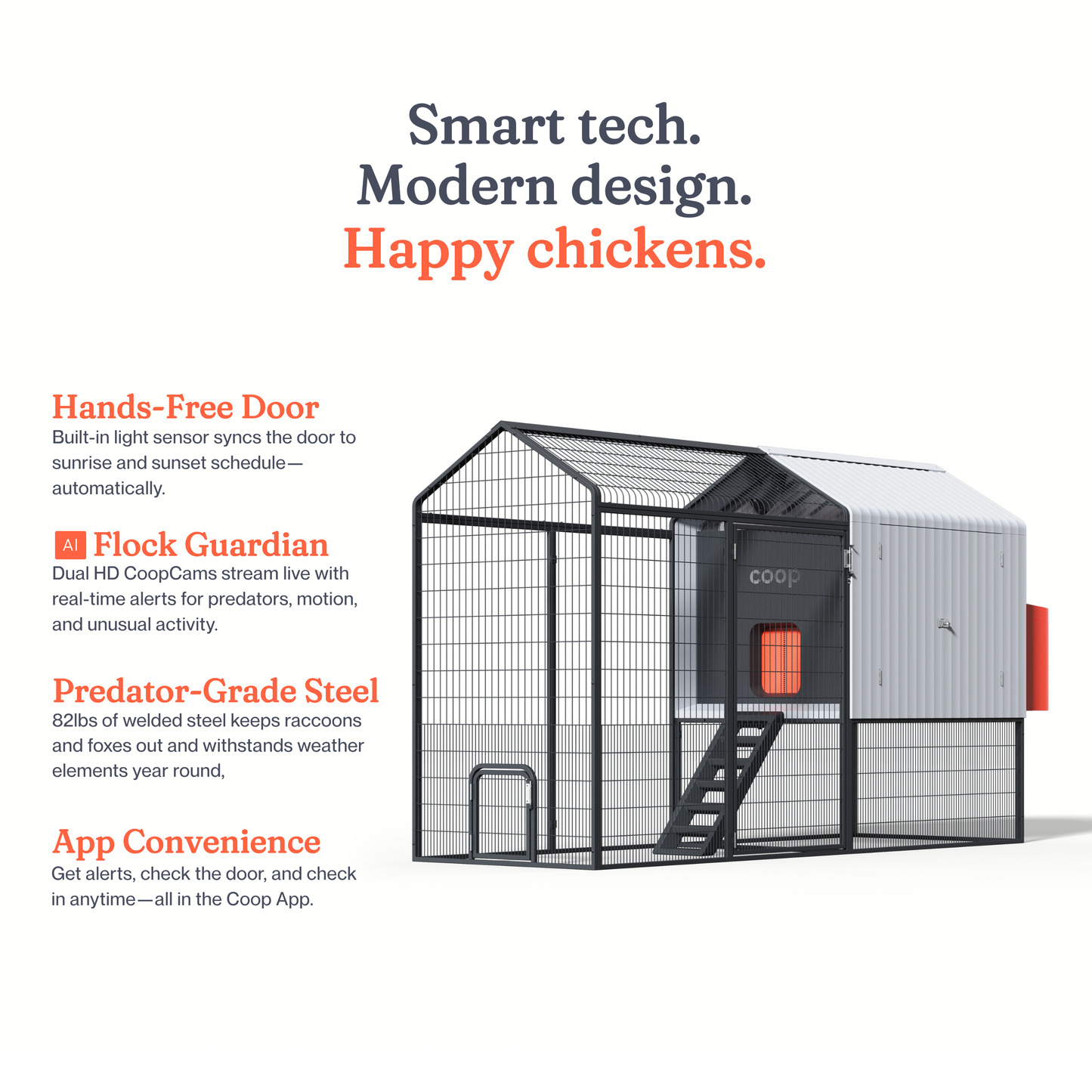 The Smart Coop Unlimited Edition | AI-Automated Coop & Run Bundle with Solar