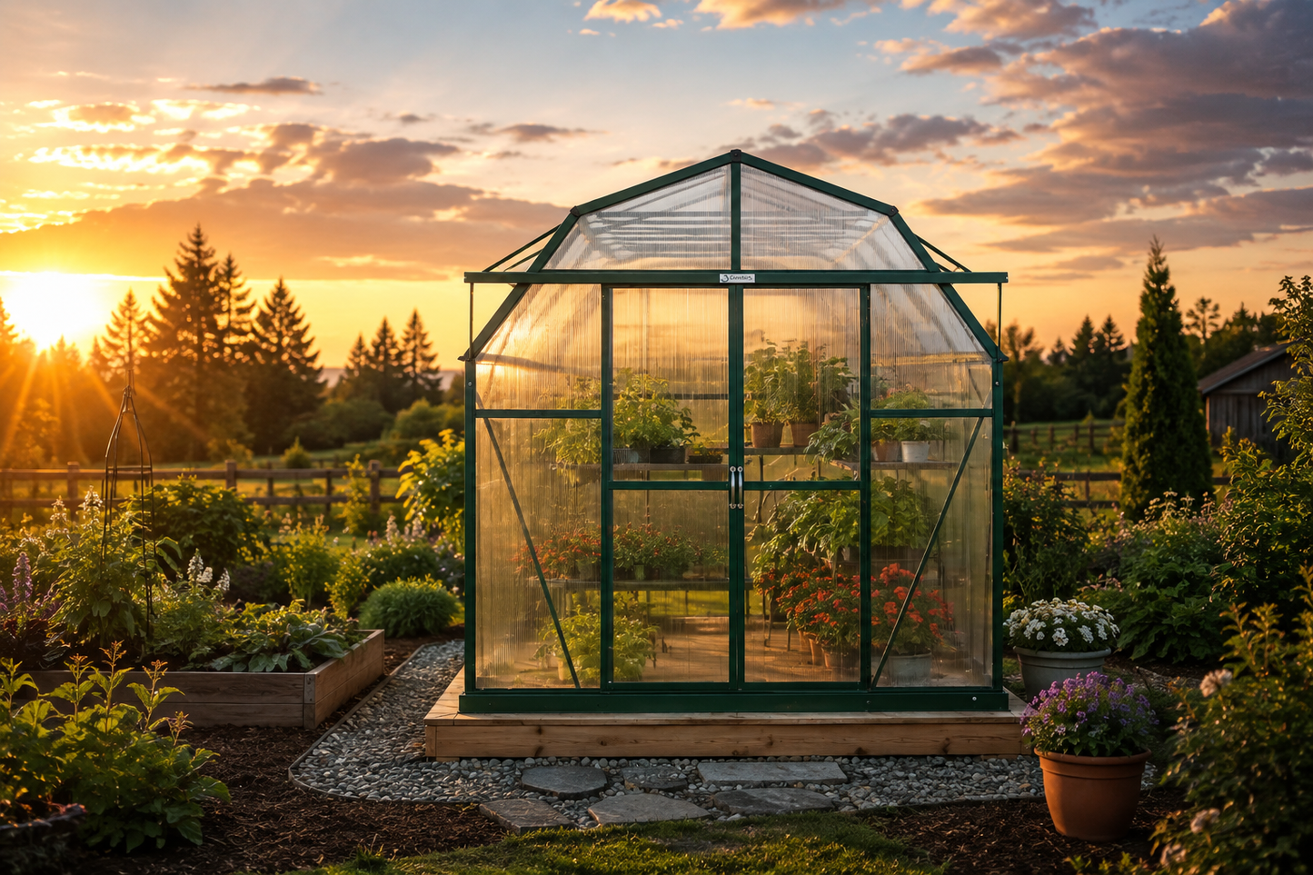 Grandio Elite Polycarbonate Garden Greenhouse
