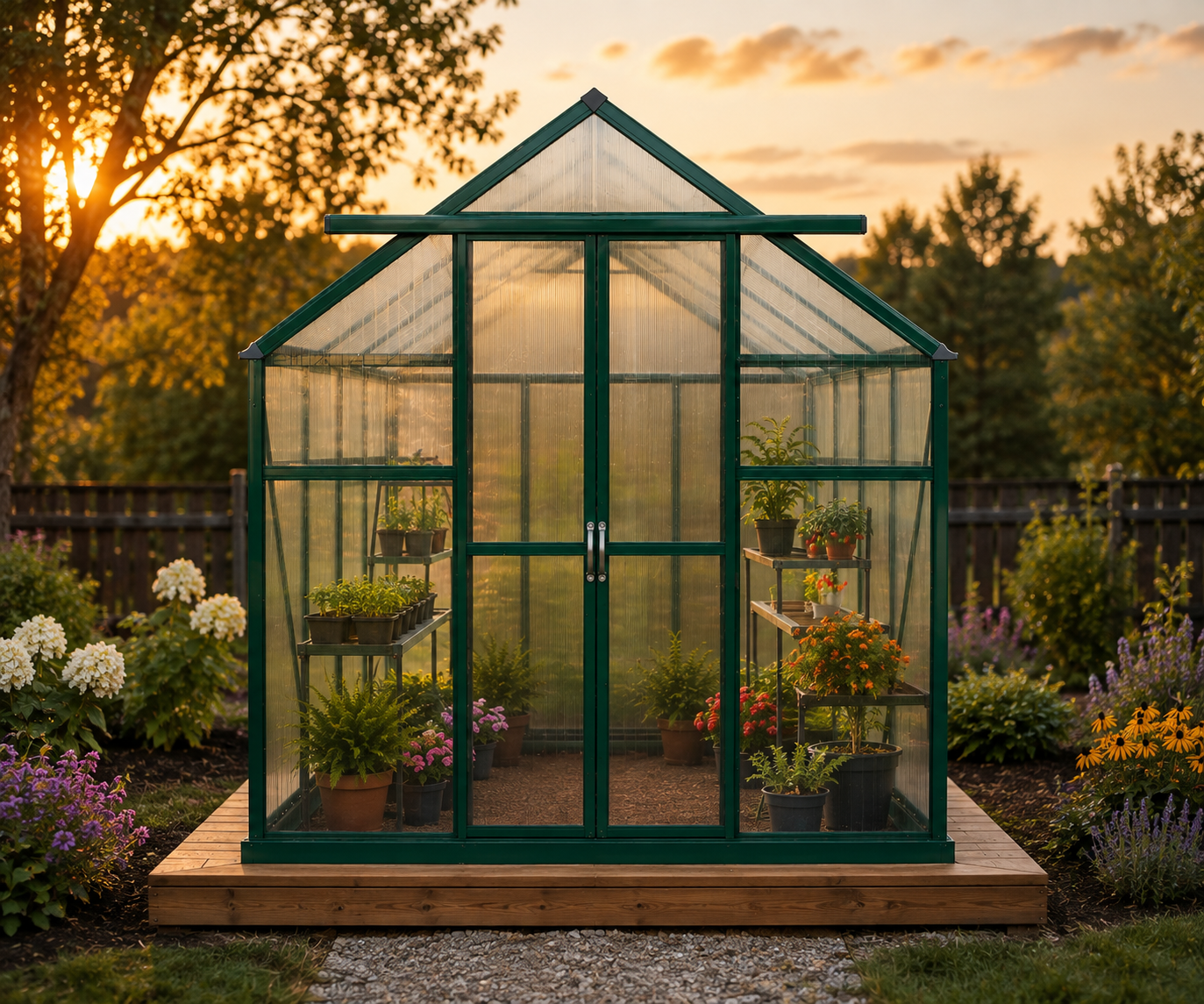 Grandio Element Premium Polycarbonate Greenhouse