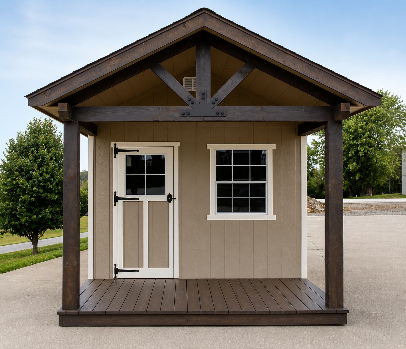 Ez-Fit Kits Woodsman Outdoor Garden Shed | Amish Built