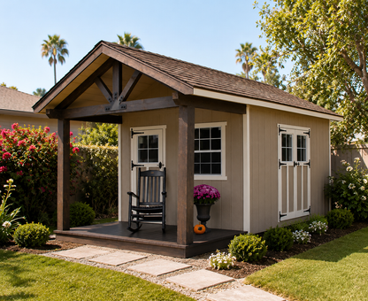 Ez-Fit Kits Woodsman Outdoor Garden Shed | Amish Built