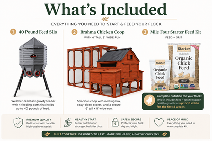 Brahma Chicken Coop Starter Bundle | Save $100