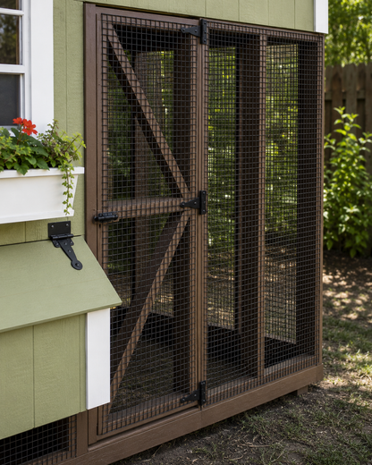 7x12 Custom-Designed Lean to Chicken Coop (up to 14 chickens)