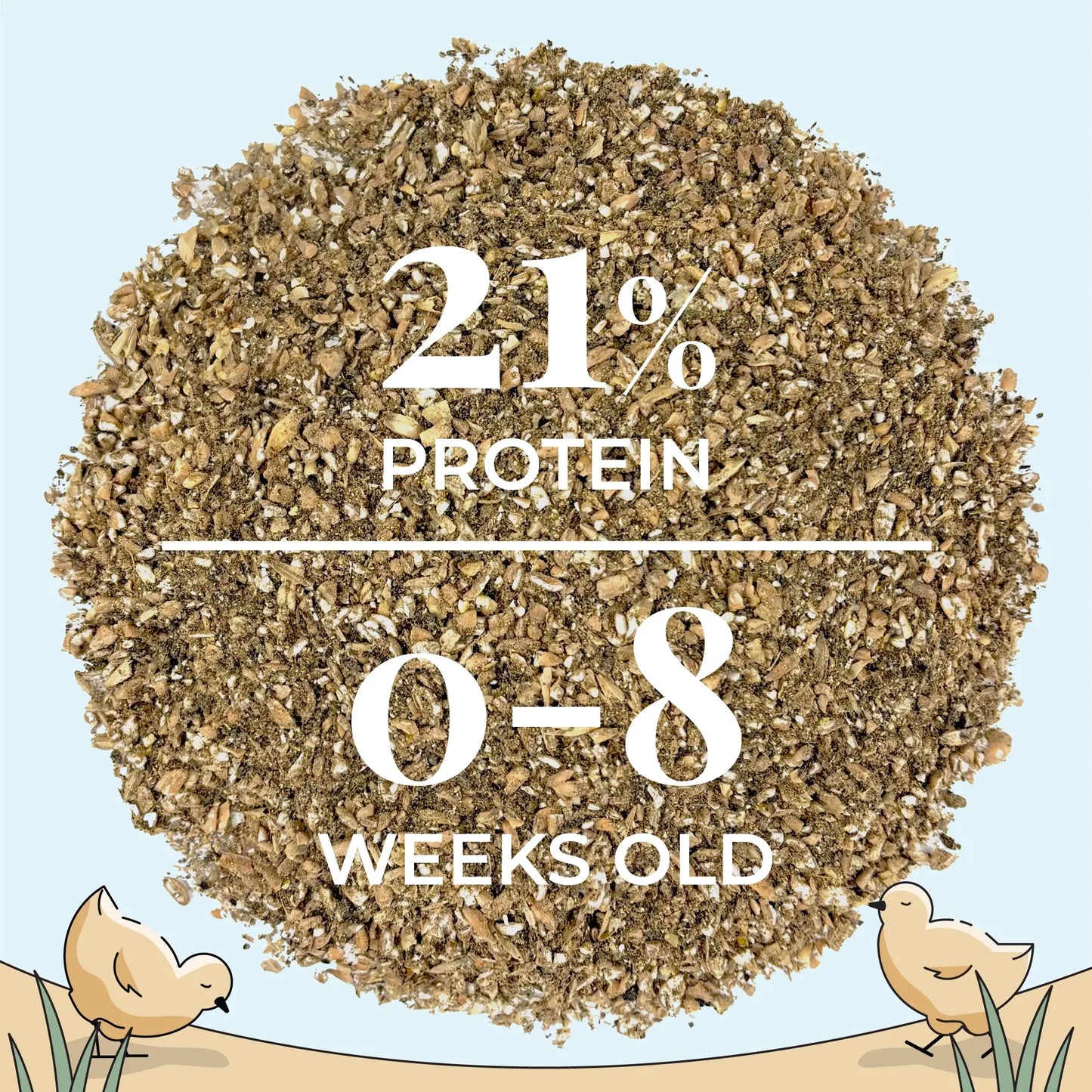 Mile Four Organic Starter Chicken Feed for Baby Chicks (0–8 Weeks)