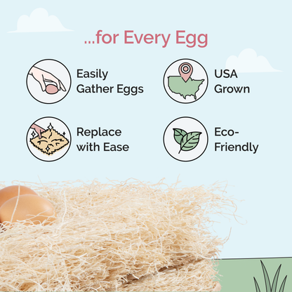 Mile Four Aspen Nesting Pads for Chicken Nest Boxes