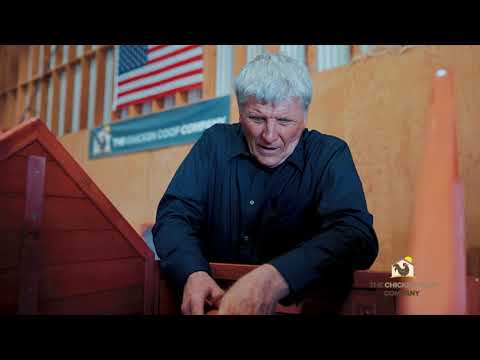 Orpington Lodge chicken coop run extension assembly instructional video thumbnail showing detailed build guidance from The Chicken Coop Company
