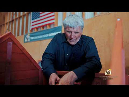 Orpington Lodge chicken coop run extension assembly instructional video thumbnail showing detailed build guidance from The Chicken Coop Company